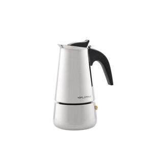 Kawiarka do espresso stal Lungo na 4 filiżanki indukcja