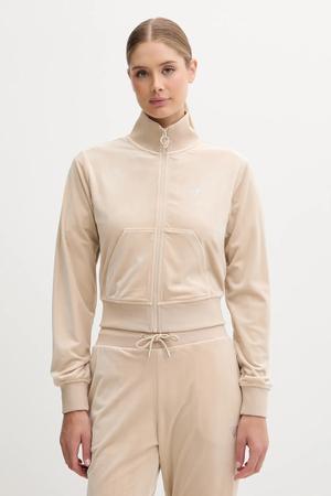 Guess bluza welurowa COUTURE