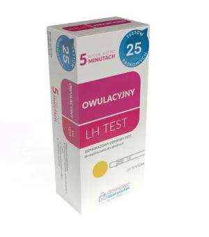 HYDREX Owulacyjny LH Test paskowy, 25 sztuk