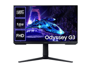 PRODUKT PO EKSPOZYCJI - Monitor SAMSUNG Odyssey G3 LS24DG300EUXEN 24 FHD VA 1ms 180Hz FreeSync