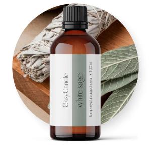 Zapach olejek do świec wosku mydła bazy mydlanej White Sage 100 ml