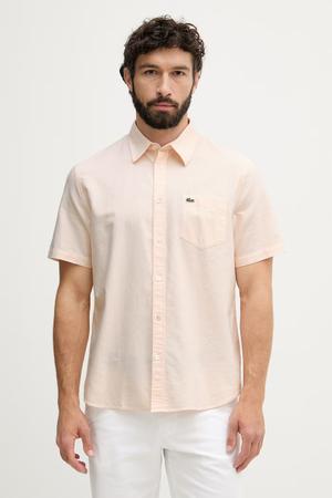 Lacoste koszula oxford męska bawełniana