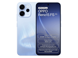 Smartfon OPPO Reno 15 FS 5G 8 GB/512 GB Niebieski