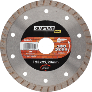 Tarcza diamentowa turbo 125 x 22,23 mm KRAFTLINE PRO