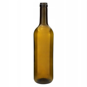 Butelka na wino Bordolese 0,75 l brązowa 10 szt.