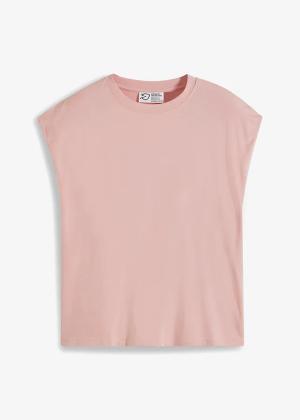 T-shirt oversize z miękkiej wiskozy