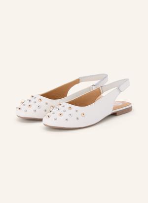 Gioseppo Baleriny Slingballerinas Namanye Z Nitami weiss