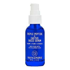 Triple Peptide + Cactus Oasis Serum - Nawilżające serum do twarzy i szyi