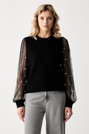 Karl Lagerfeld bluza damska z wiskozą