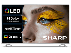 PRODUKT PO EKSPOZYCJI - Telewizor QLED SHARP 50GP6465E 50" 4K Google TV Quantum Dot