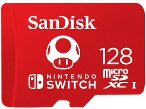 Karta pamięci SANDISK Nintendo Switch microSDXC 128GB 100/90 MB/s SDSQXAO-128G-GNCZN