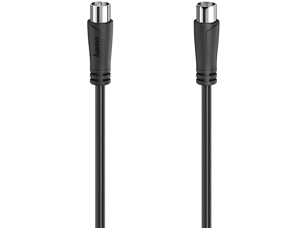 Kabel antenowy HAMA 90dB wtyk - gniazdo antenowe 3m czarny