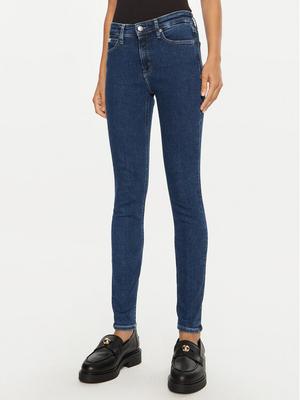 Calvin Klein Jeans Jeansy J20J224020 Granatowy Skinny Fit