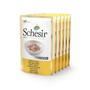 Schesir Adult 6 x 85 g Tuńczyk i kurczak: