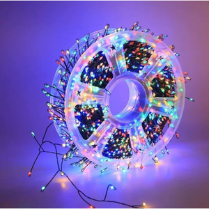 Lampki choinkowe 1000 LED 50 m na szpuli funkcja flash + pilot