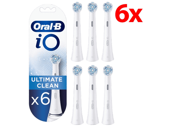 Końcówki do szczoteczki ORAL-B IO Ultimate Clean (6 szt.) Biały