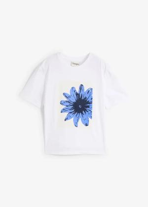 Bawełniany T-shirt z nadrukiem