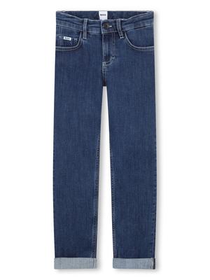 BOSS Jeansy J51984 D Niebieski Slim Fit