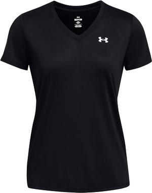 UNDER ARMOUR koszulka treningowa damska Tech SSV- Solid czarna (XL)