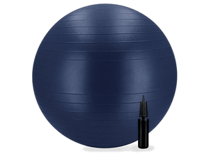 Piłka gimnastyczna z pompką SPOKEY Fitball 65cm Niebieski