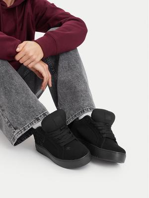 DC Shoes Sneakersy EO-COURT GRAFFIK PLATFORM DC02422002 Czarny
