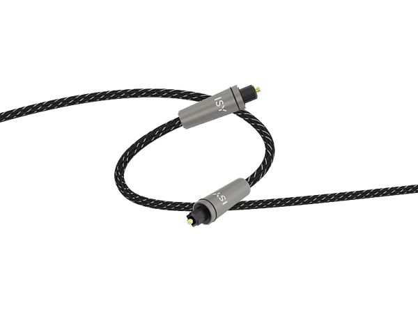 Kabel audio cyfrowy Toslink ISY IAU-1007 1.5m Czarny