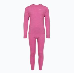 Bielizna dziecięca zestaw VIKING Flam Kids Set Merino różowa (116/128)