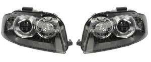 REFLEKTOR LAMPA PRZÓD AUDI A3 8P 03- KOMPLET D2S