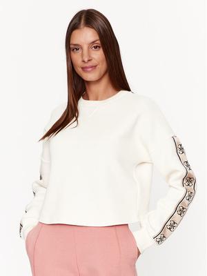 Guess Bluza V3BQ16 KB3P2 Écru Regular Fit