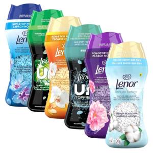 6x LENOR Perełki Zapachowe Intensywne Granulki Do Prania 195g MIX Zapachów