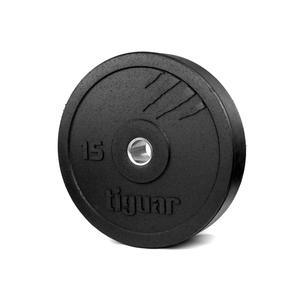 TIGUAR obciążenie na siłownie talerz bumper 15 kg V3 (one size)