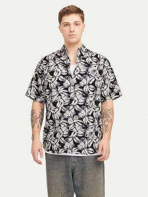 Jack & Jones Koszula Joshua 12271089 Czarny Wide Fit