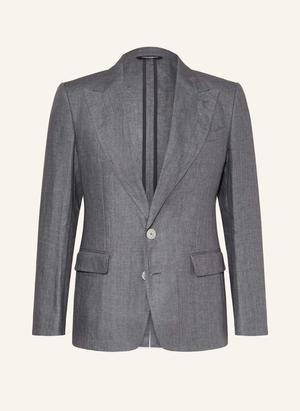 Dolce & Gabbana Marynarka Garniturowa Extra Slim Fit Z Lnu grau