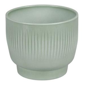 Osłonka ceramiczna 15 cm Szałwia Lazur zielony