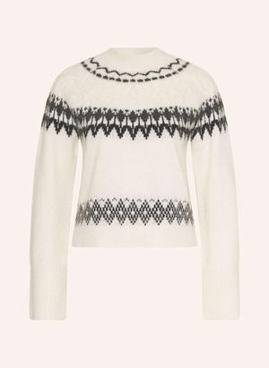 Mrs & Hugs Sweter Z Dodatkiem Alpaki weiss