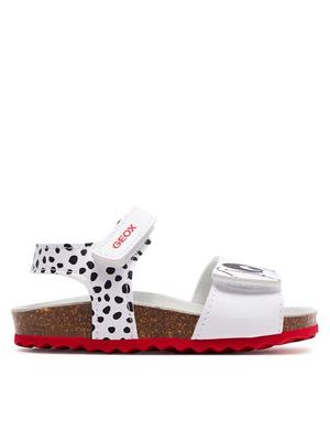 Geox Sandały B Sandal Chalki Girl B452RB 0003W C0404 M Biały