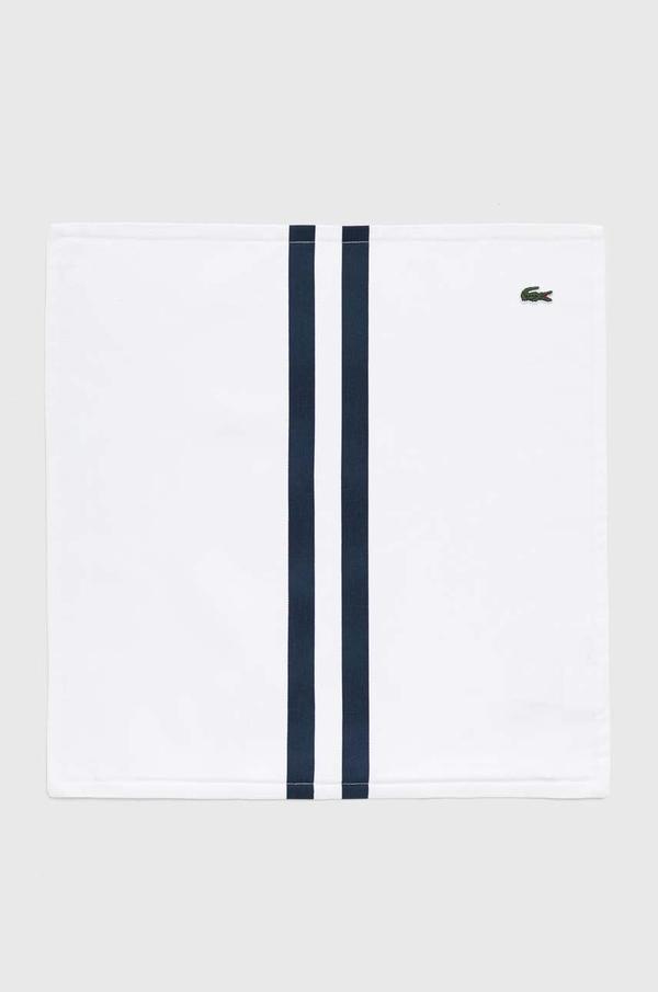 Lacoste poszewka na poduszkę bawełniana L Ruban Blanc 45 x 45 cm