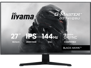 Monitor IIYAMA G-Master G2741QSU-B1 Black Hawk 27 WQHD IPS 1ms 144Hz Flicker free G-Sync Czarny