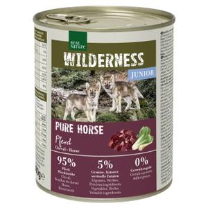 REAL NATURE WILDERNESS karma mokra pies, junior, Pure Horse, koń 6x800 g