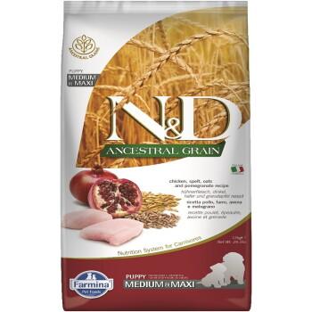 N&D Farmina Ancestral Grain Medium/Maxi Puppy Kurczak 2,5 kg