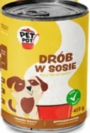 PetPot Karma mokra dla dorosłego PSA Drób w sosie puszka 415g