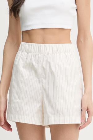 Calvin Klein Jeans szorty damskie bawełniane