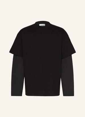 Jil Sander Koszulka Z Długim Rękawem schwarz