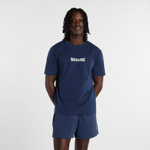 Koszulka męska New Balance MT61B2STNNY – granatowa