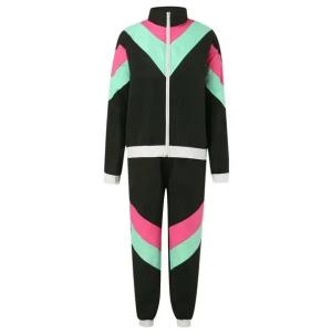 STRÓJ DRES LATA 80 CZARNY DRESY DISCO XXL
