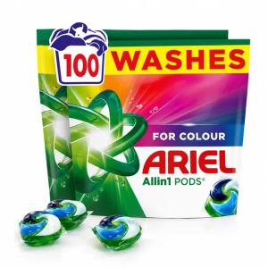 Ariel All-in-1 PODS Color Kapsułki Do Prania Tkanin Kolorowych 100 Prań