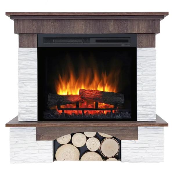 Kominek elektryczny Porto Orzech Dimplex LED