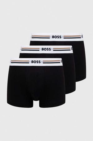 BOSS bokserki dopasowane męskie z wiskozą Trunk 3P Revive 3-pack