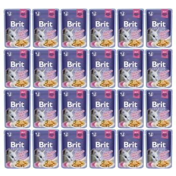 Brit Premium Cat Adult Delicate Fillets in Jelly with Chicken 24 x 85 g