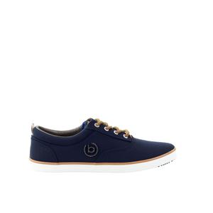 Męskie granatowe trampki Bugatti 321502046900-4100